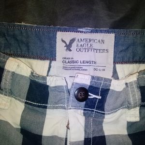 Men's AE Outfitters Plaid Shorts